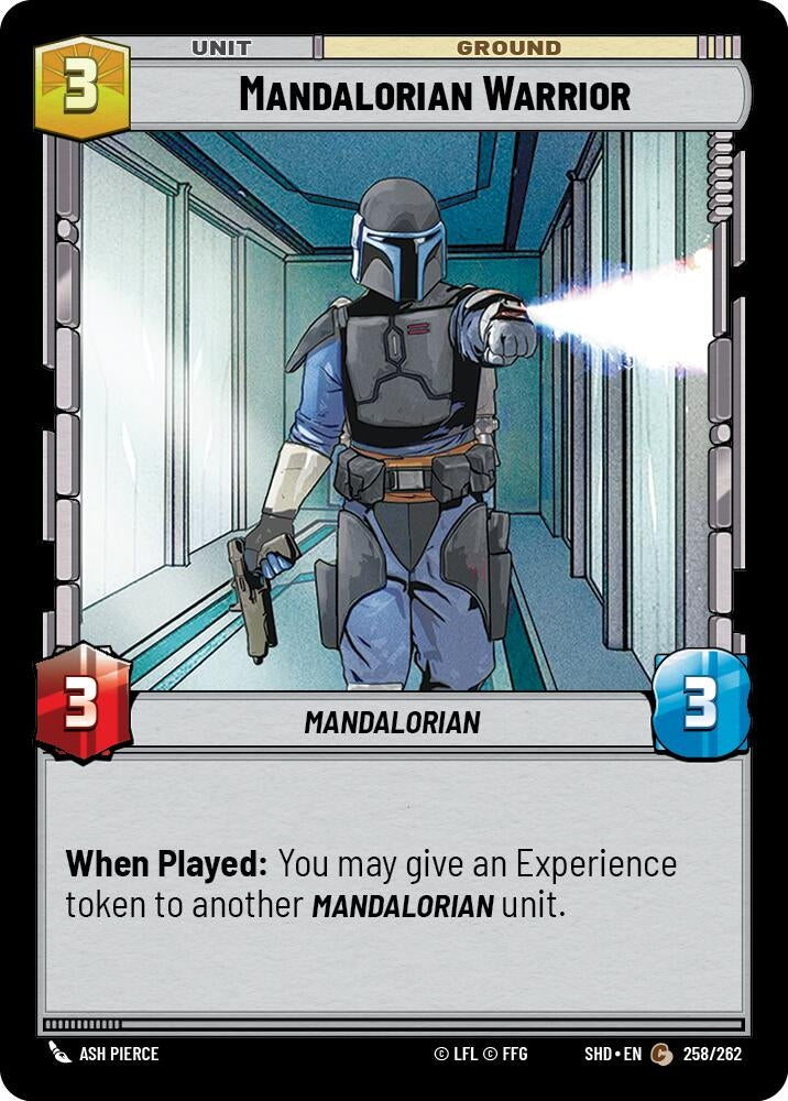Image for Mandalorian Warrior (Shadows of the Galaxy) (258/262) - Star Wars: Unlimited