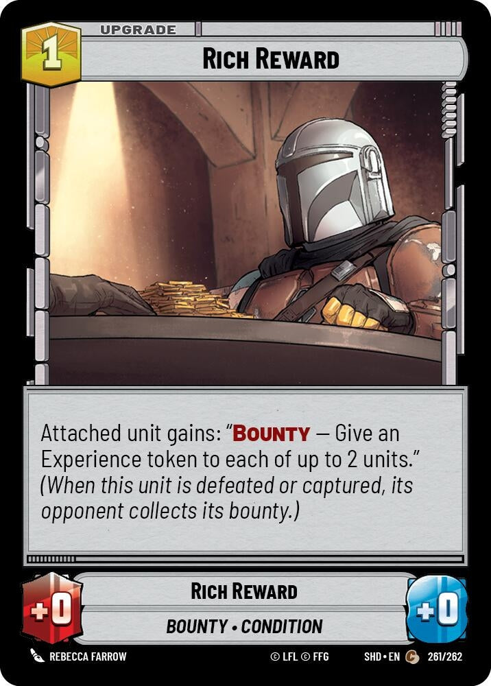 Image for Rich Reward (Shadows of the Galaxy) (261/262) - Star Wars: Unlimited