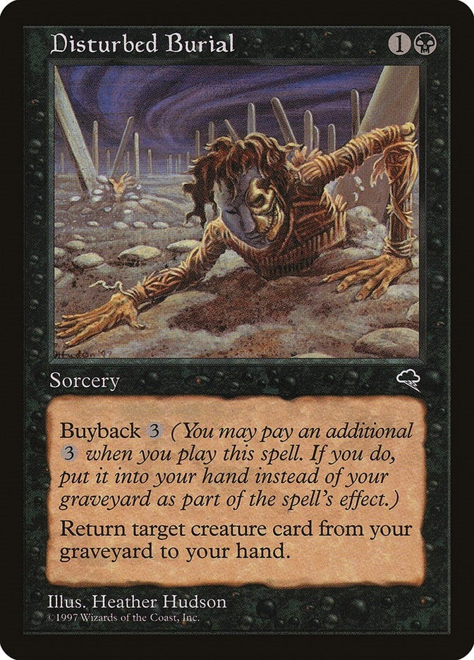 Image for Disturbed Burial (Tempest) (129) - Magic: The Gathering
