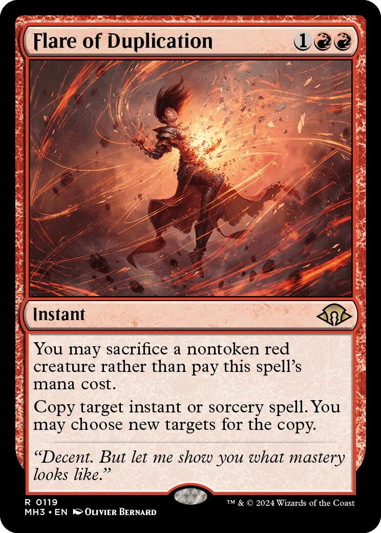 Image for Flare of Duplication (Modern Horizons 3) (119) - Magic: The Gathering