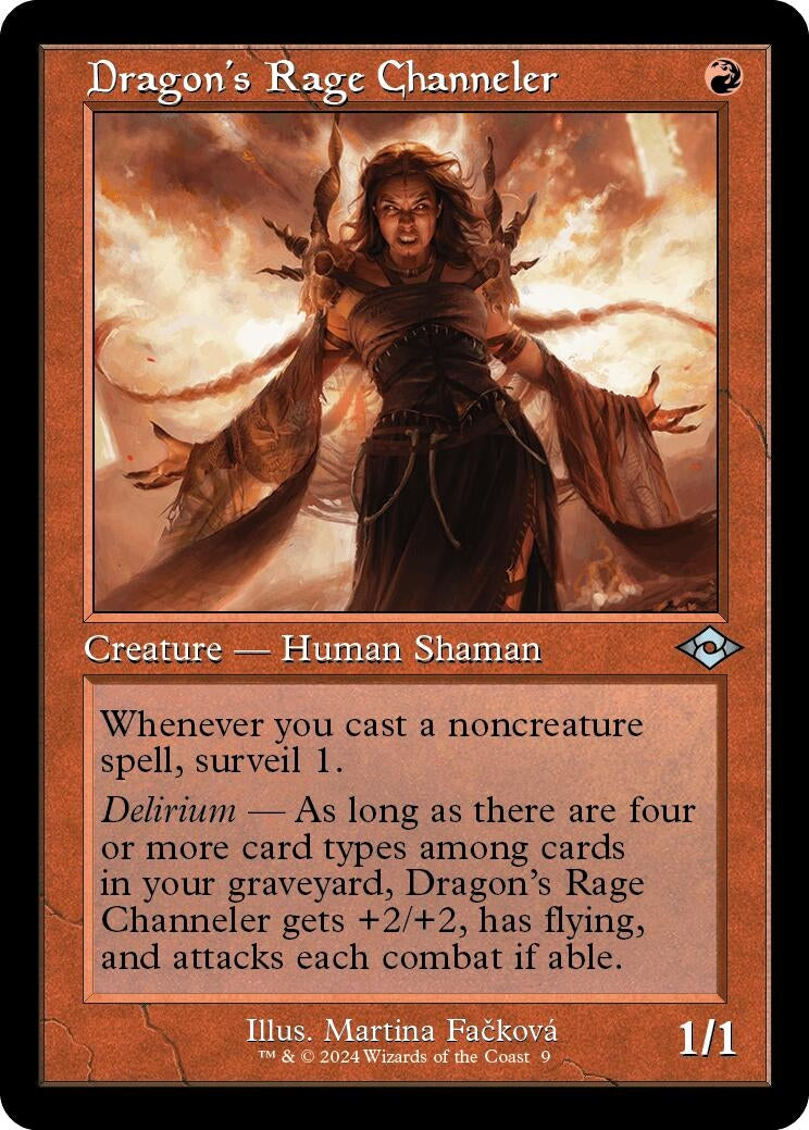 Image for Dragon's Rage Channeler (Retro Frame) (Modern Horizons 2) (9) - Magic: The Gathering