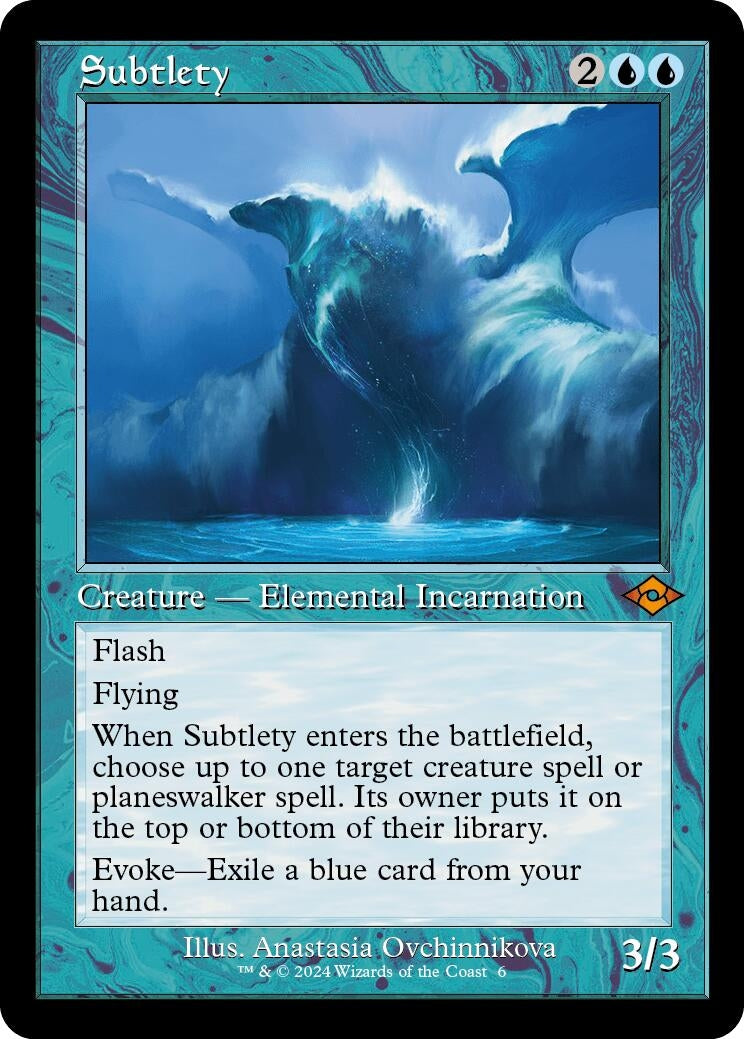 Image for Subtlety (Retro Frame) (Modern Horizons 2) (6) - Magic: The Gathering