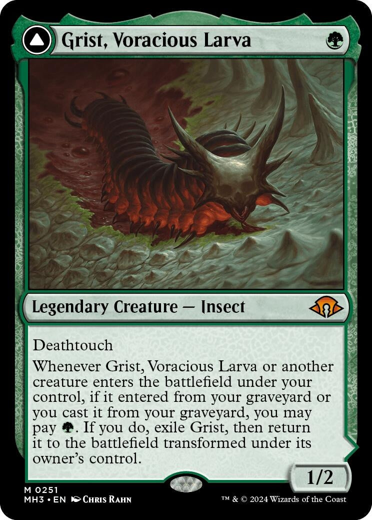 Image for Grist, Voracious Larva (Modern Horizons 3) (251) - Magic: The Gathering