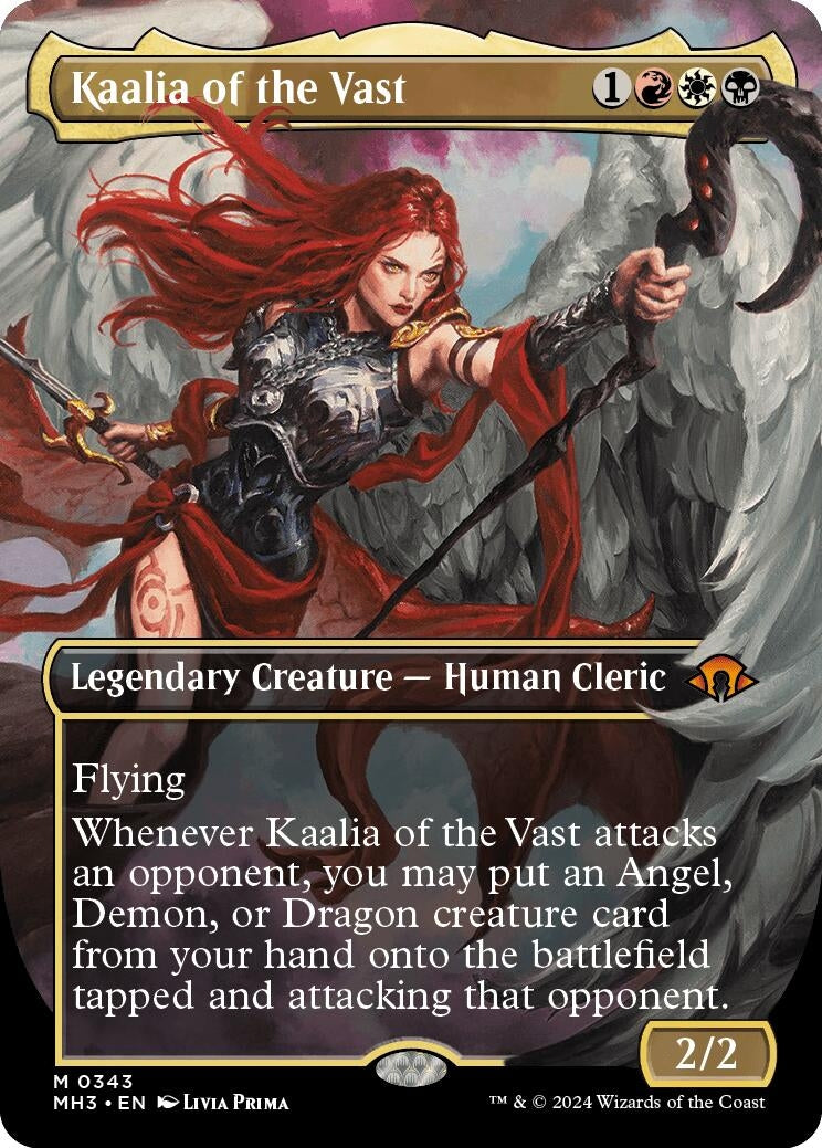 Image for Kaalia of the Vast (Borderless) (0343) (Modern Horizons 3) (343) - Magic: The Gathering