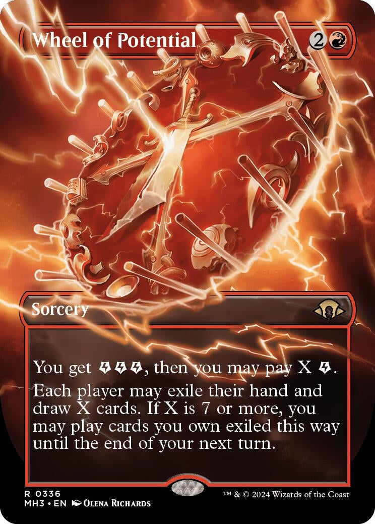 Image for Wheel of Potential (Borderless) (Modern Horizons 3) (336) - Magic: The Gathering