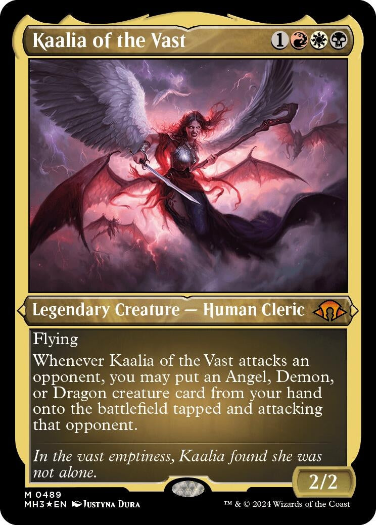 Image for Kaalia of the Vast (Foil Etched) (Modern Horizons 3) (489) - Magic: The Gathering