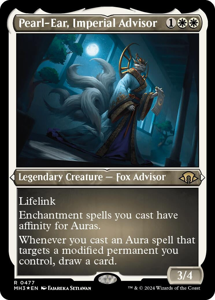 Image for Pearl-Ear, Imperial Advisor (Foil Etched) (Modern Horizons 3) (477) - Magic: The Gathering