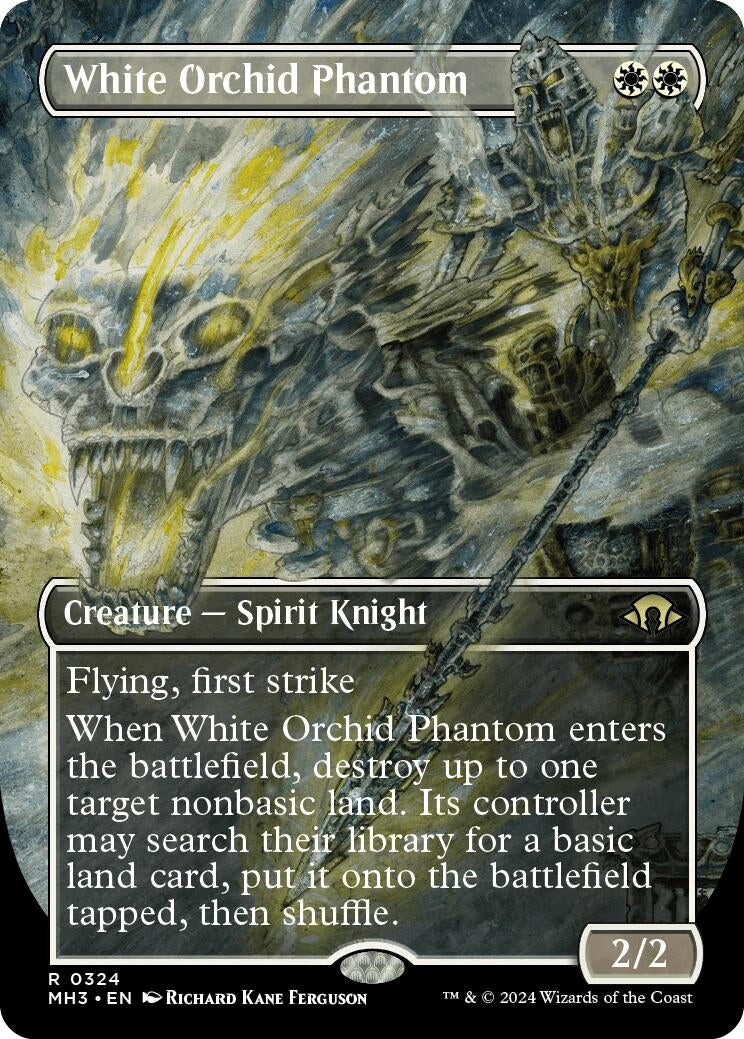 Image for White Orchid Phantom (Borderless) (Modern Horizons 3) (324) - Magic: The Gathering