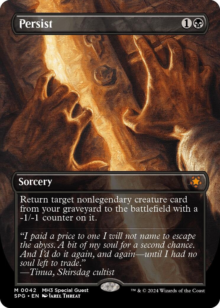Image for Persist (Borderless) (Special Guests) (42) - Magic: The Gathering