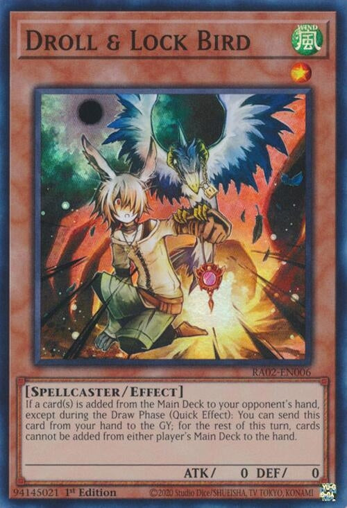 Image for Droll & Lock Bird (25th Anniversary Rarity Collection II) (RA02-EN006) - YuGiOh