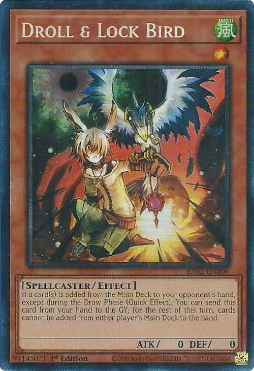 Image for Droll & Lock Bird (PCR) (25th Anniversary Rarity Collection II) (RA02-EN006) - YuGiOh