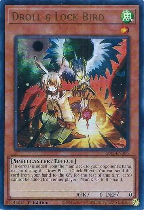 Image for Droll & Lock Bird (UR) (25th Anniversary Rarity Collection II) (RA02-EN006) - YuGiOh
