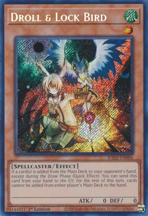 Image for Droll & Lock Bird (Secret Rare) (25th Anniversary Rarity Collection II) (RA02-EN006) - YuGiOh