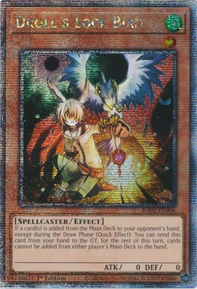 Image for Droll & Lock Bird (Quarter Century Secret Rare) (25th Anniversary Rarity Collection II) (RA02-EN006) - YuGiOh