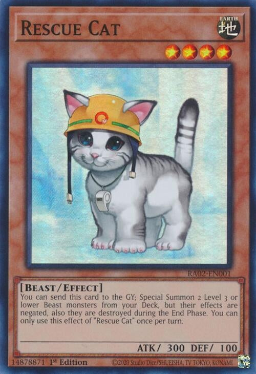Image for Rescue Cat (25th Anniversary Rarity Collection II) (RA02-EN001) - YuGiOh