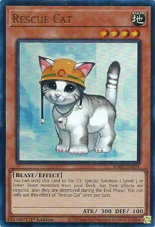 Image for Rescue Cat (UR) (25th Anniversary Rarity Collection II) (RA02-EN001) - YuGiOh
