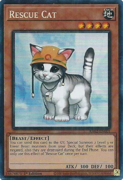Image for Rescue Cat (PCR) (25th Anniversary Rarity Collection II) (RA02-EN001) - YuGiOh