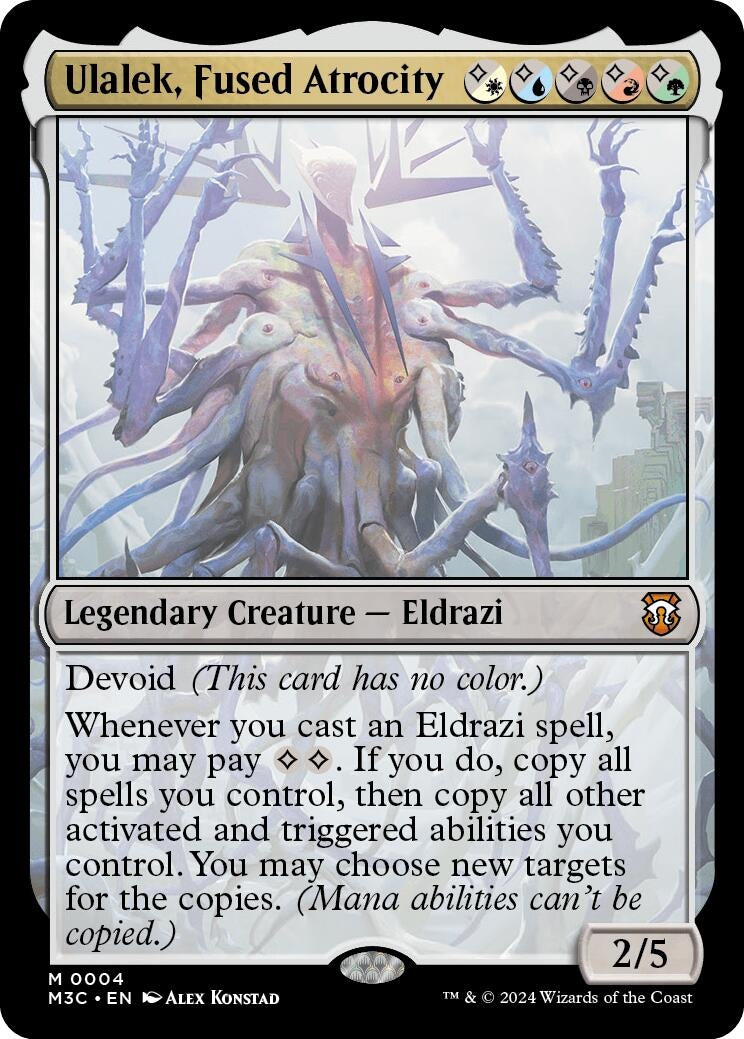 Image for Ulalek, Fused Atrocity (Commander: Modern Horizons 3) (4) - Magic: The Gathering
