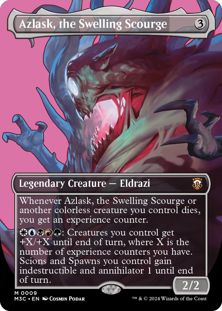 Image for Azlask, the Swelling Scourge (Borderless) (Commander: Modern Horizons 3) (9) - Magic: The Gathering