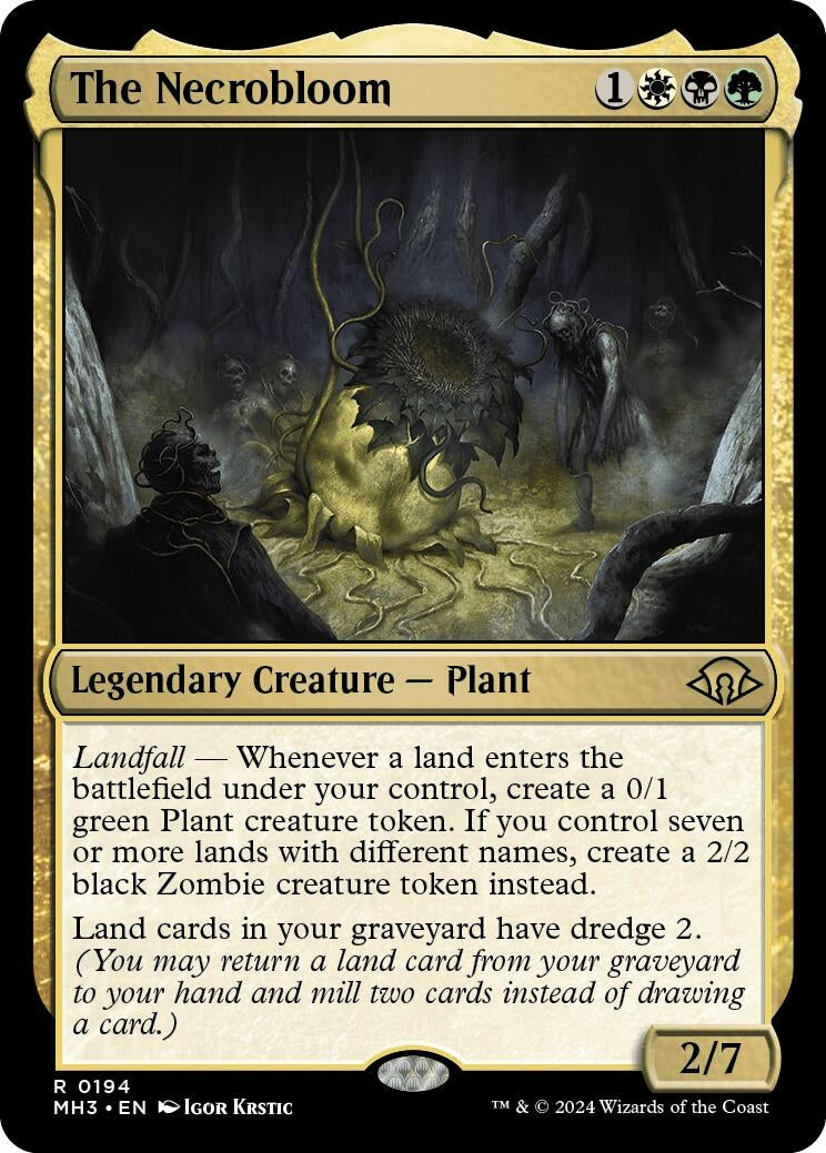 Image for The Necrobloom (Modern Horizons 3) (194) - Magic: The Gathering