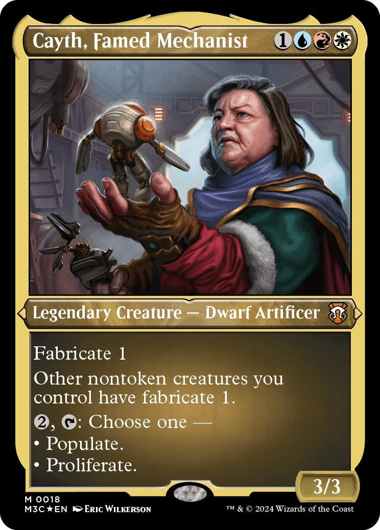 Image for Cayth, Famed Mechanist (Foil Etched) (Commander: Modern Horizons 3) (18) - Magic: The Gathering