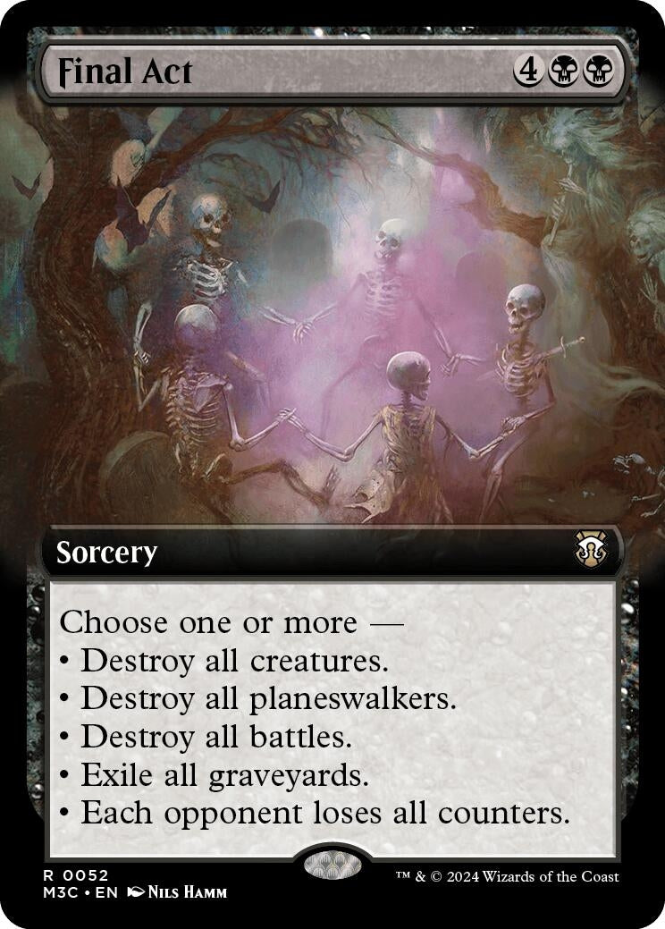 Image for Final Act (Extended Art) (Ripple Foil) (Commander: Modern Horizons 3) (52) - Magic: The Gathering