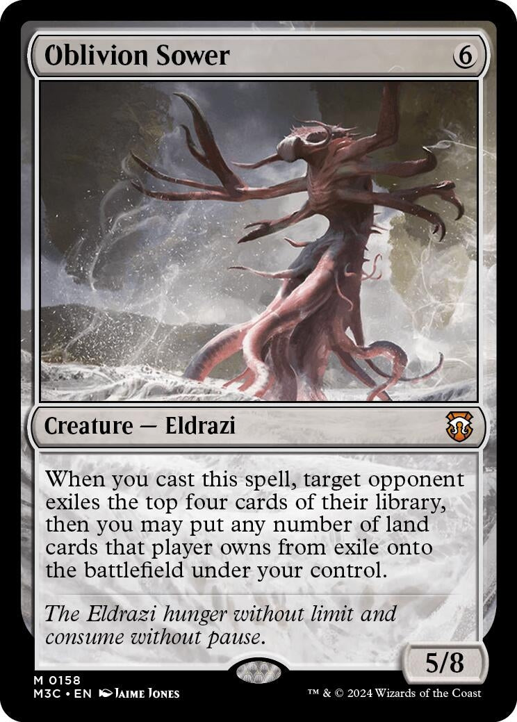 Image for Oblivion Sower (Ripple Foil) (Commander: Modern Horizons 3) (158) - Magic: The Gathering