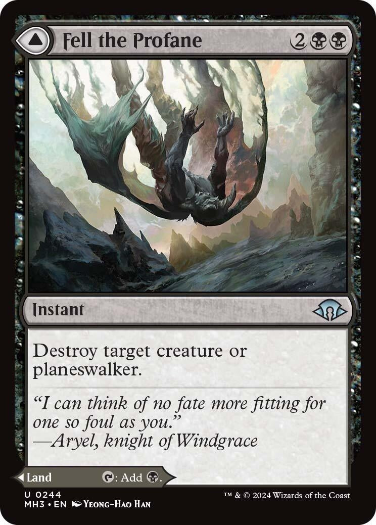 Image for Fell the Profane (Modern Horizons 3) (244) - Magic: The Gathering