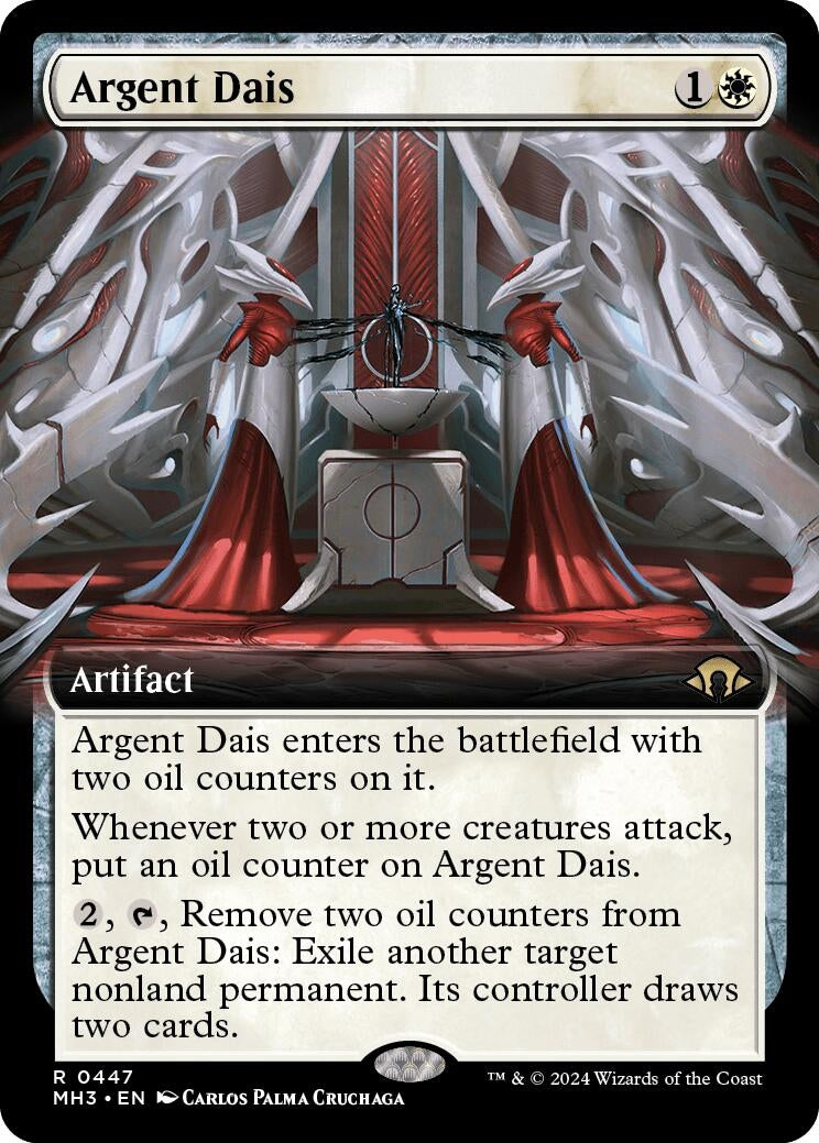 Image for Argent Dais (Extended Art) (Modern Horizons 3) (447) - Magic: The Gathering