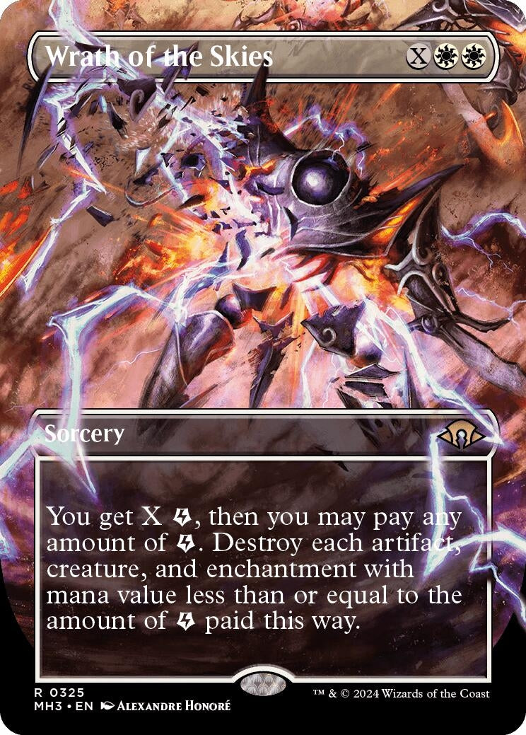 Image for Wrath of the Skies (Borderless) (Modern Horizons 3) (325) - Magic: The Gathering