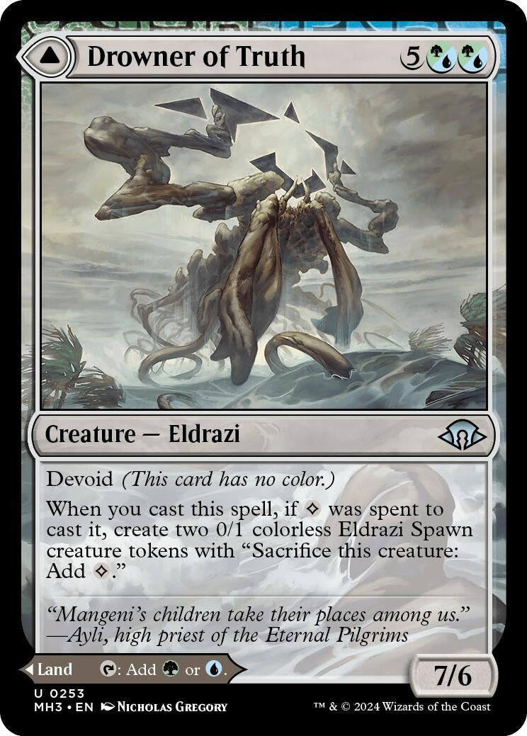 Image for Drowner of Truth (Modern Horizons 3) (253) - Magic: The Gathering