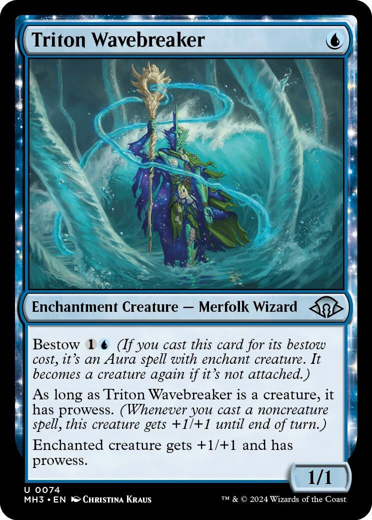 Image for Triton Wavebreaker (Modern Horizons 3) (74) - Magic: The Gathering