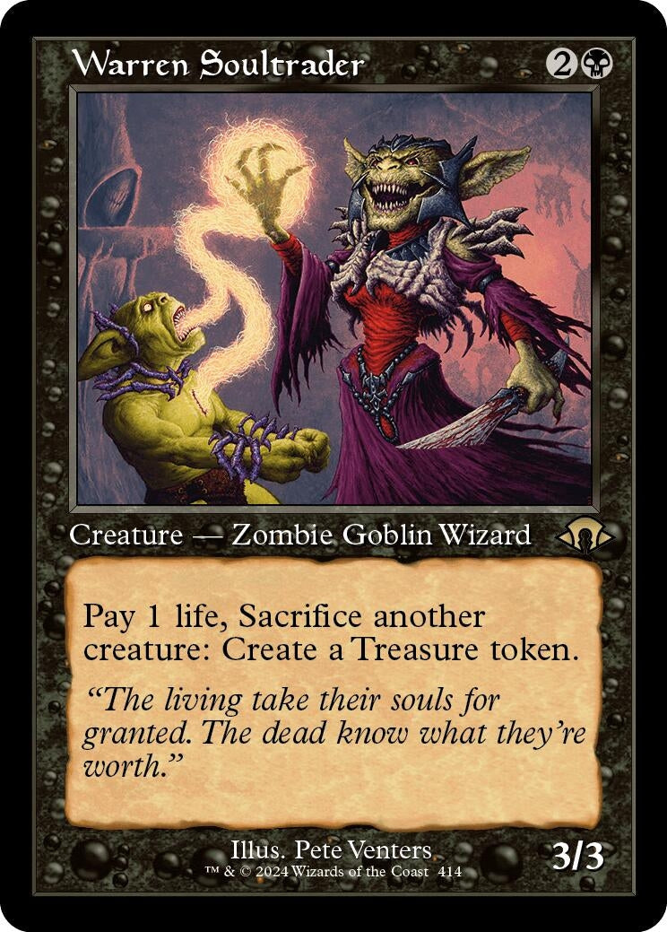 Image for Warren Soultrader (Retro Frame) (Modern Horizons 3) (414) - Magic: The Gathering