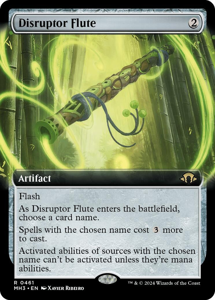 Image for Disruptor Flute (Extended Art) (Modern Horizons 3) (461) - Magic: The Gathering