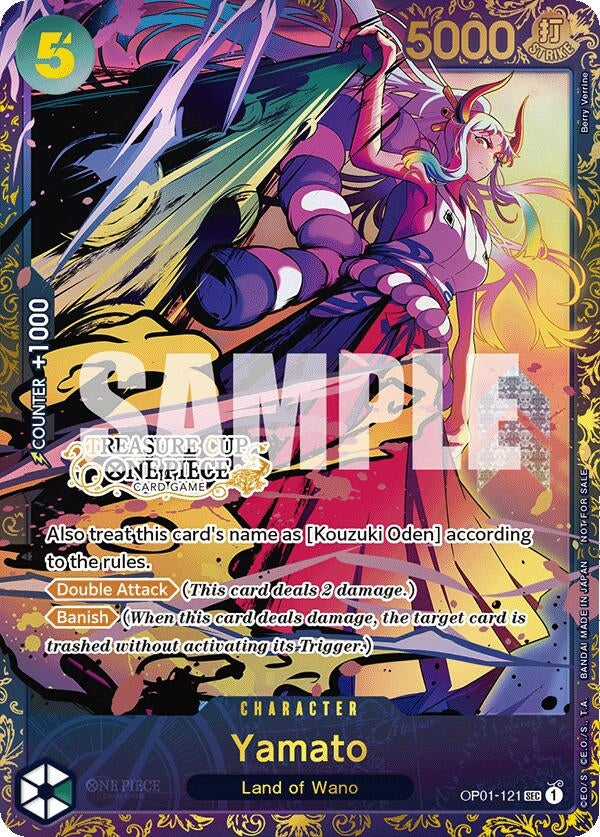 Image for Yamato (Treasure Cup) (One Piece Promotion Cards) (OP01-121) - One Piece Card Game