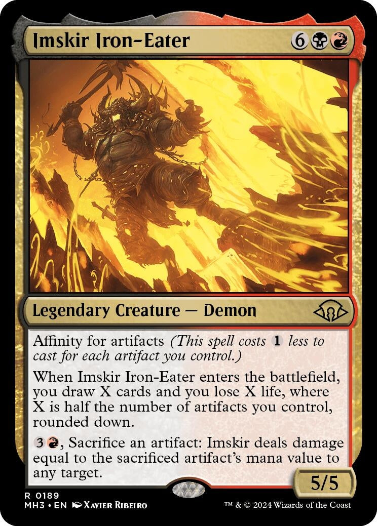 Image for Imskir Iron-Eater (Modern Horizons 3) (189) - Magic: The Gathering