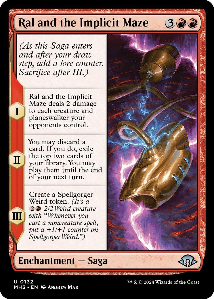 Image for Ral and the Implicit Maze (Modern Horizons 3) (132) - Magic: The Gathering