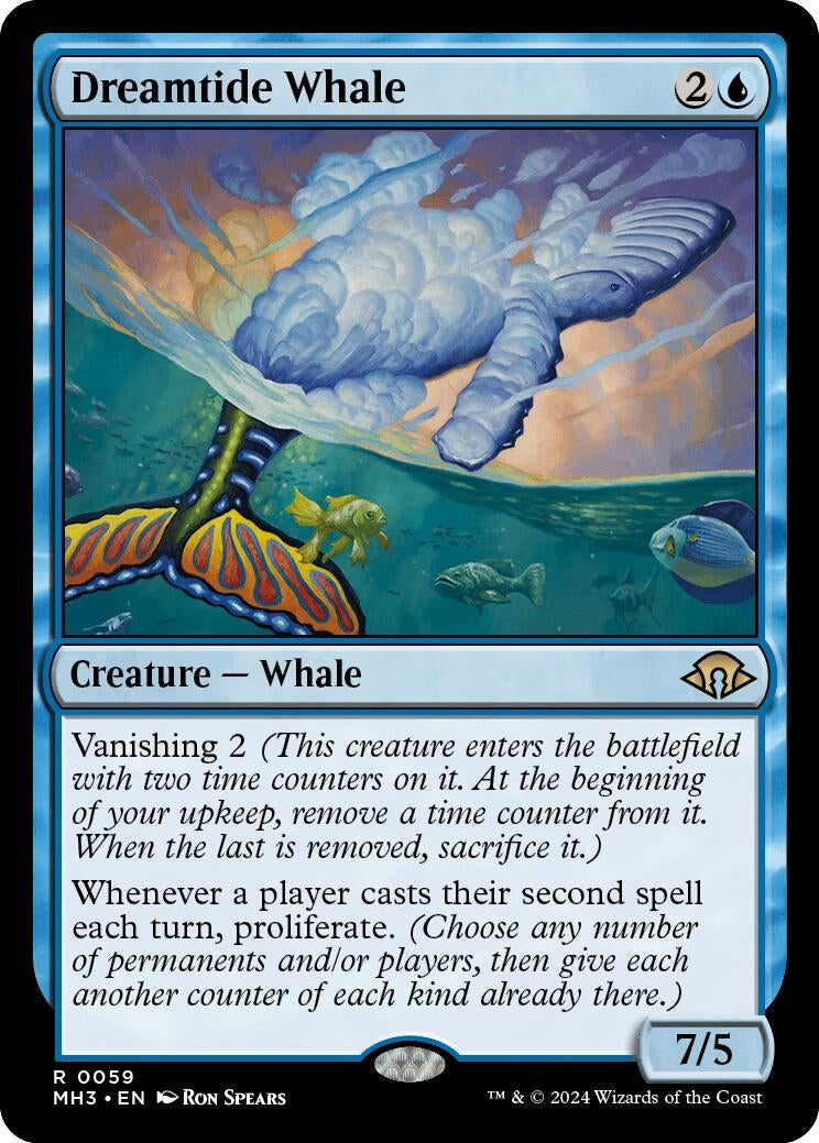 Image for Dreamtide Whale (Modern Horizons 3) (59) - Magic: The Gathering