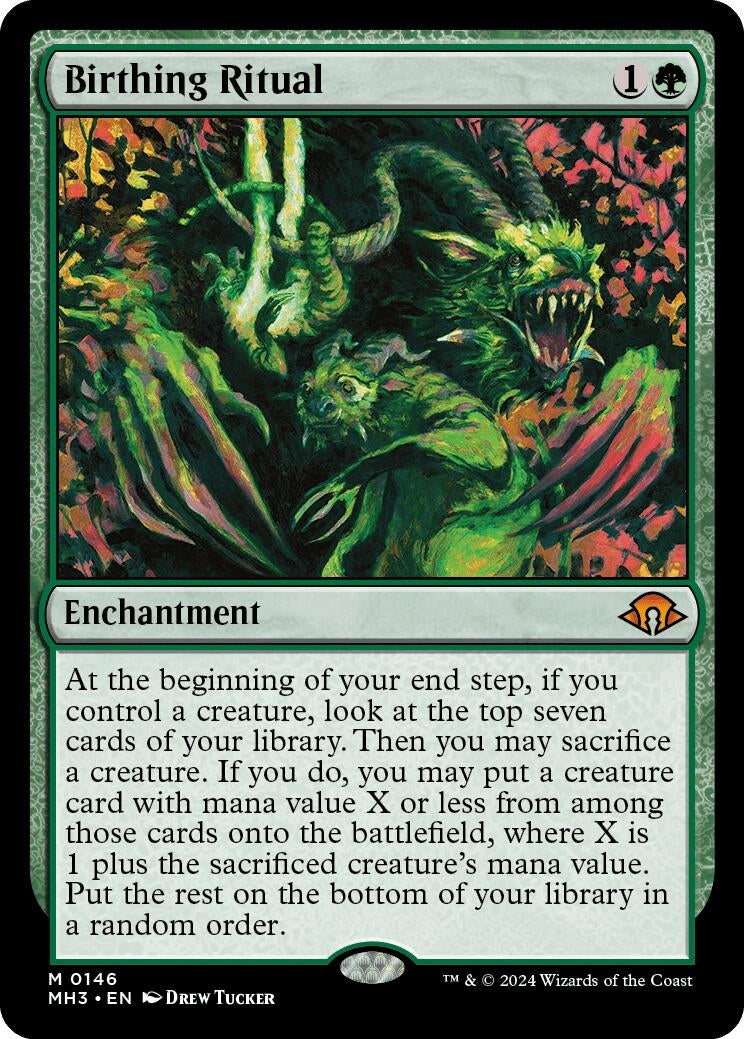 Image for Birthing Ritual (Modern Horizons 3) (146) - Magic: The Gathering