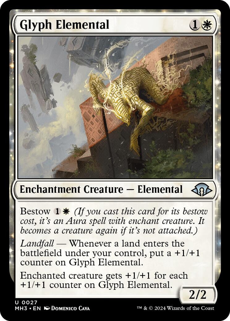 Image for Glyph Elemental (Modern Horizons 3) (27) - Magic: The Gathering