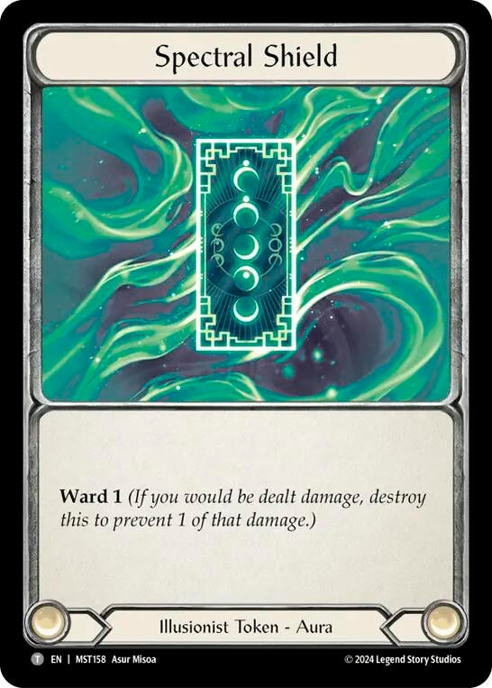 Image for Spectral Shield (158-B) (Part the Mistveil) (MST158-B) - Flesh and Blood TCG
