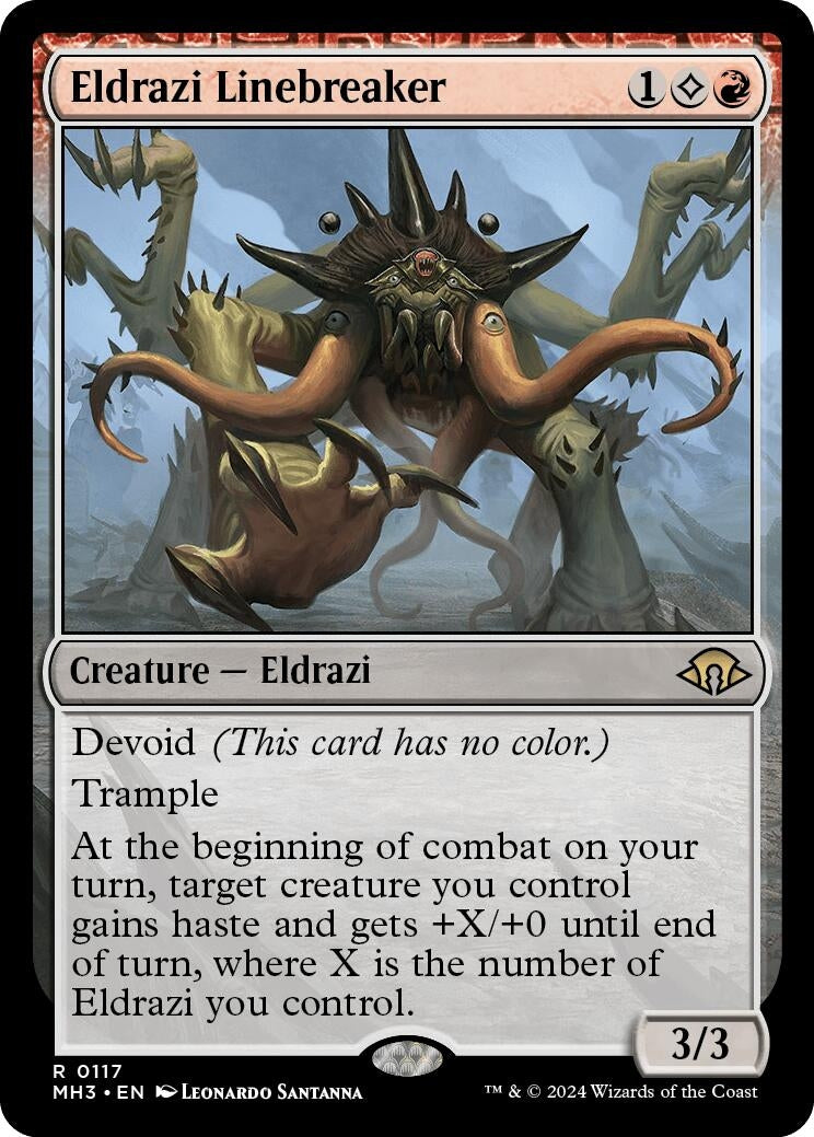Image for Eldrazi Linebreaker (Modern Horizons 3) (117) - Magic: The Gathering