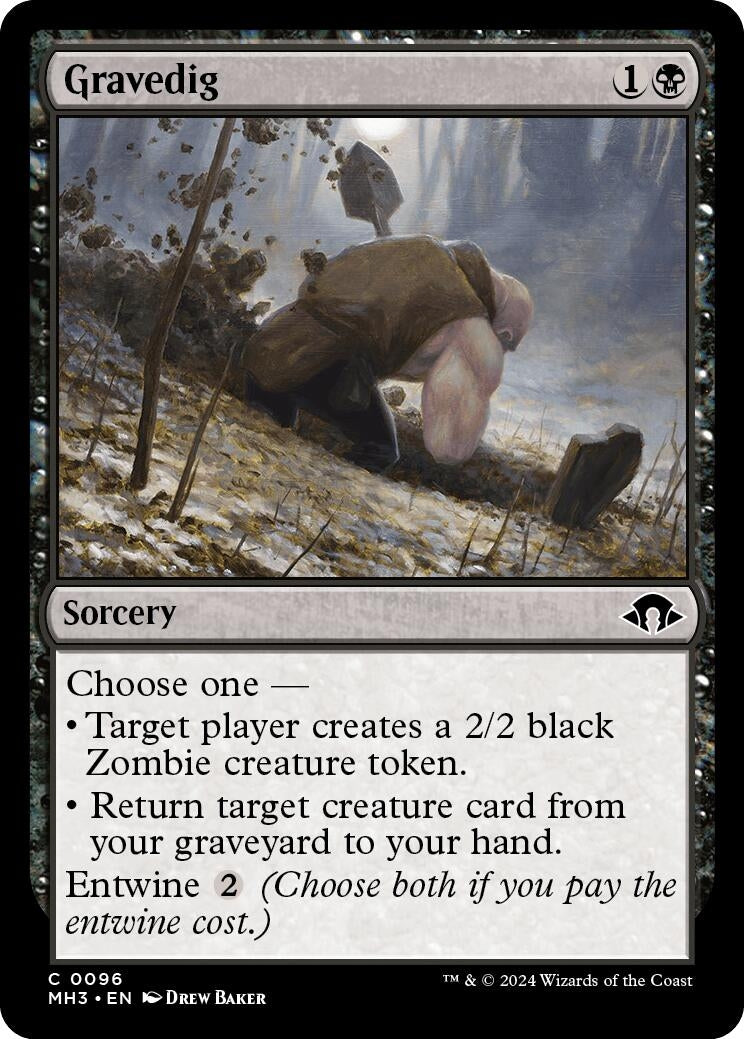 Image for Gravedig (Modern Horizons 3) (96) - Magic: The Gathering