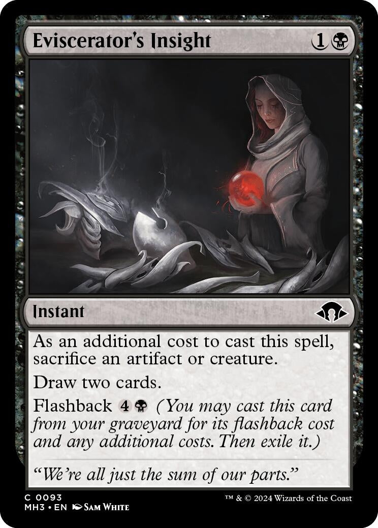 Image for Eviscerator's Insight (Modern Horizons 3) (93) - Magic: The Gathering