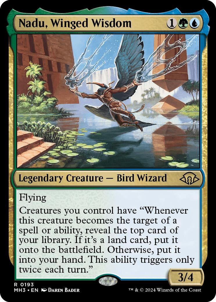 Image for Nadu, Winged Wisdom (Modern Horizons 3) (193) - Magic: The Gathering