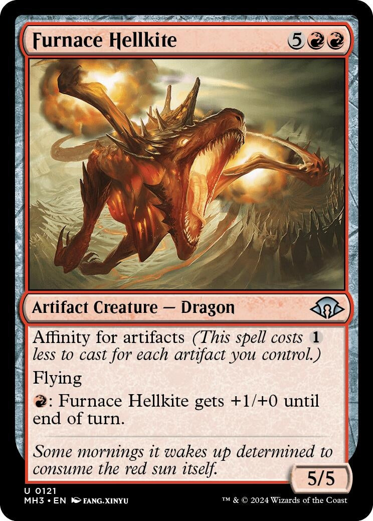 Image for Furnace Hellkite (Modern Horizons 3) (121) - Magic: The Gathering