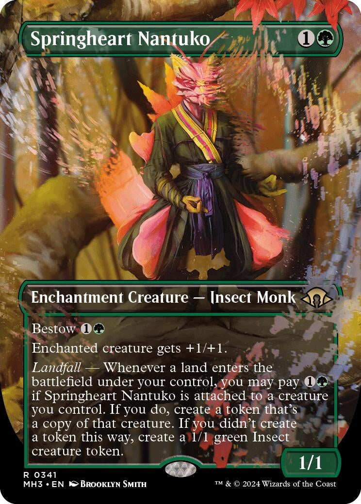 Image for Springheart Nantuko (Borderless) (Modern Horizons 3) (341) - Magic: The Gathering