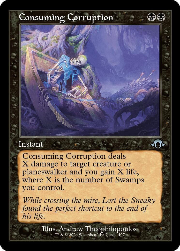 Image for Consuming Corruption (Retro Frame) (Modern Horizons 3) (407) - Magic: The Gathering