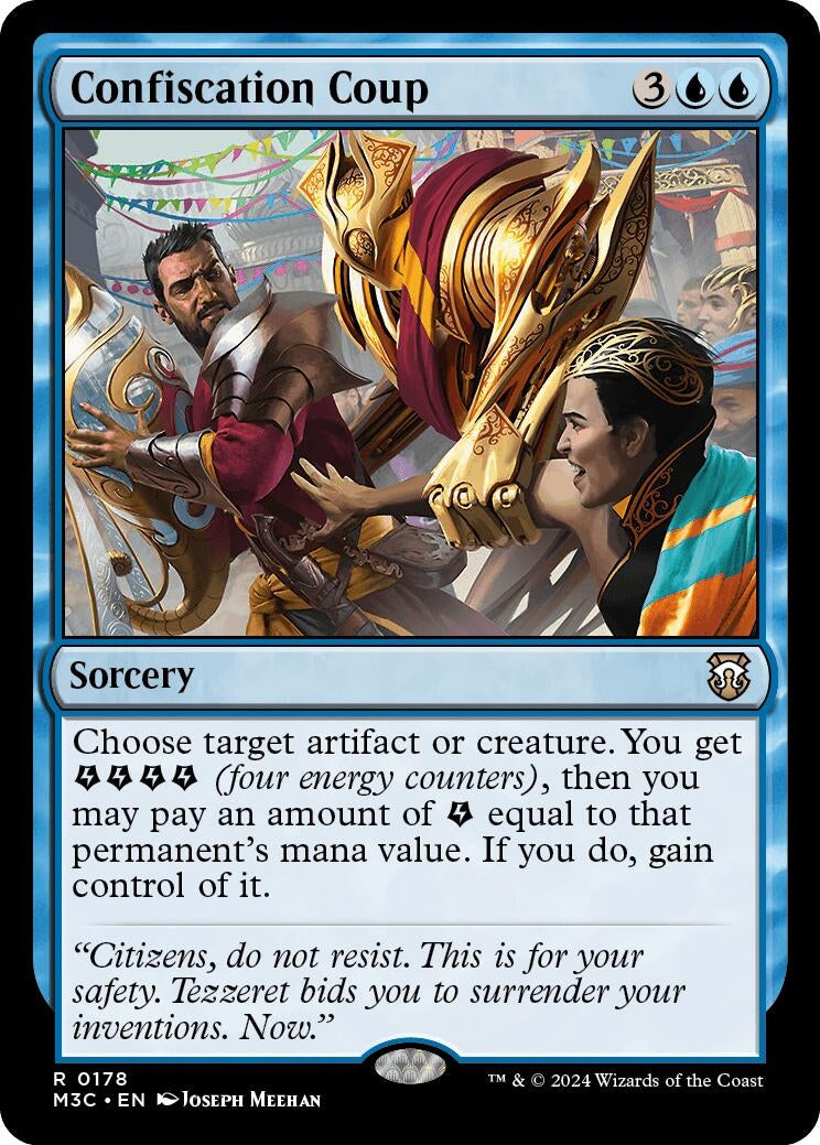 Image for Confiscation Coup (Commander: Modern Horizons 3) (178) - Magic: The Gathering