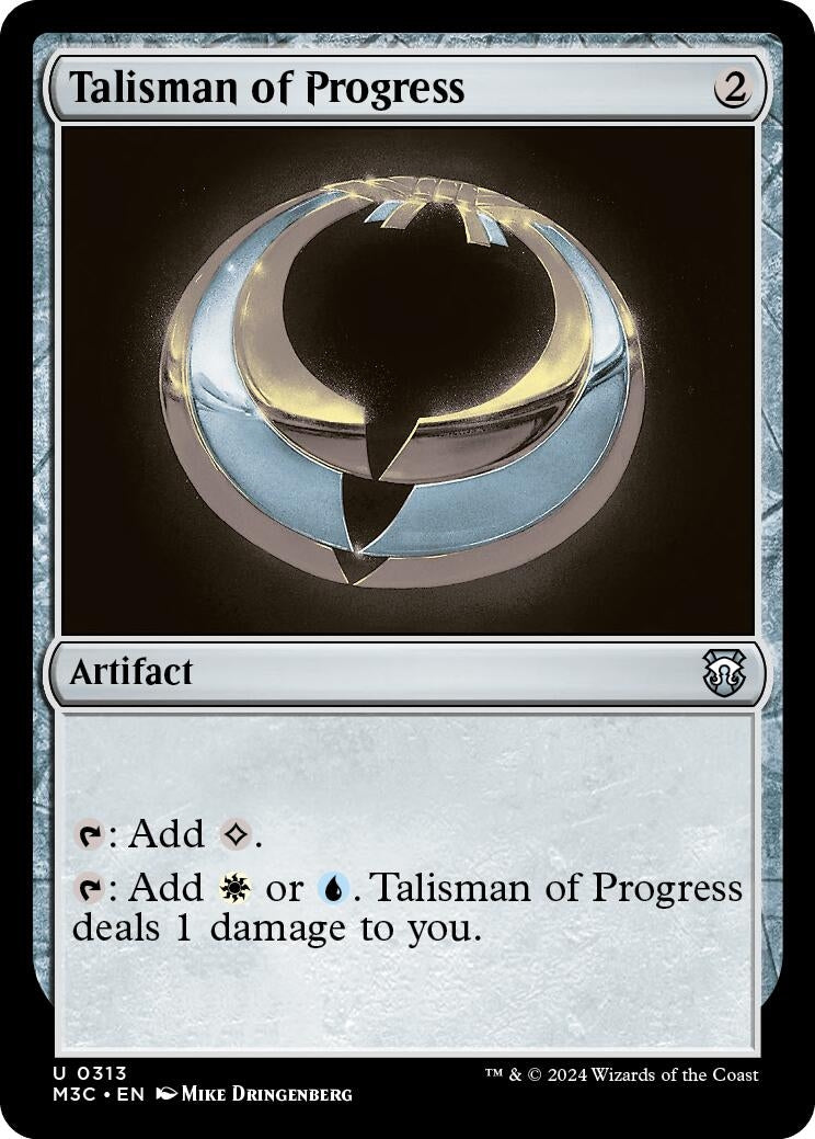 Image for Talisman of Progress (Commander: Modern Horizons 3) (313) - Magic: The Gathering